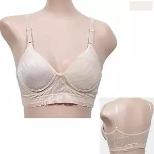 아줌마 스포츠 브라 b컵 조끼 형 인견 브라자 후크없는 브래지어 속옷