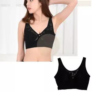 기본 형 씨스루 스포츠 브라 80B 85B 블랙 살색 편안한 브래지어