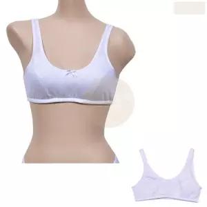 여고생 브라자 1단계 70aa 스포츠 브라 흰색 기본 브래지어 브래이지어