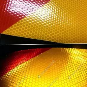 반사판 화물차 반사판 프리즘 사선 후부 반사스티커 600X140 안전판