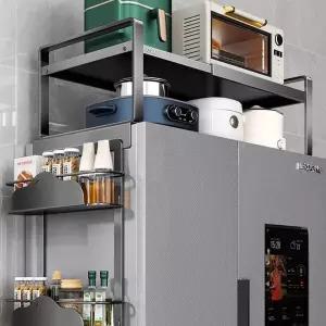 냉장고상부선반 주방 김치 반찬 분리선반 상부장 A모델상품사진참조 작업