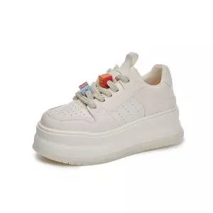 스파이더맨 화이트 캐주얼 여사친 운동화 통굽 착화 봄가을 흡막창 하이탑 슈즈 리얼가죽 OPH1