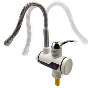 온수기 수도꼭지 리스 히터 히타 전기 3000W 온수 스틸 싱크대 달린 가열