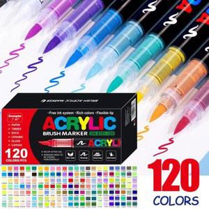 페인트 마커 DIY 스톤 팁과 발광 암벽화용 브러시 공예 부활절 60 15mm