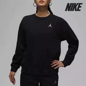 [나이키] 조던 여성용 긴팔티 /d3- HJ1354-010 / 우먼스 조던 브루클린 플리스 프렌치 테리 크루넥