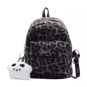 천진반 여자 미니 가을 캐주얼 크로스백 배낭 레오파드 가방 데일리룩 미니백 스쿨 KUK3