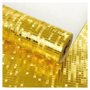금박 벽지 황금 강력 황금벽지 입체 부분도배 반사 미나리 도 스티커 침실 3D 풍경화