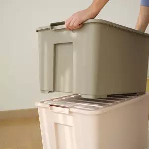 수납함 옷정리 인형 투명 플라스틱 정리박스 62L 보관함