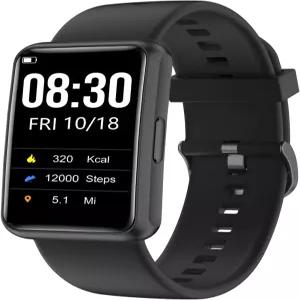 클라우드포엠 피트니스 트래커 블루투스 앱/폰 필요 없음 남성용 워치 수면 스텝이 있는 부모 만보계 시계