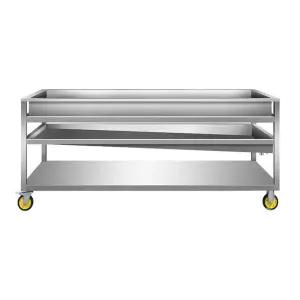 스텐 배수 작업대 분류대 식당용 주방 꽃집 0x60x80 깊이5