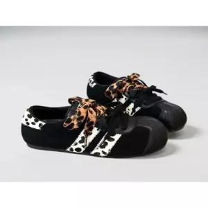 슬송렉샵 여성 가을 키작녀 러닝화 통굽 속굽 호피 운동화 꾹3