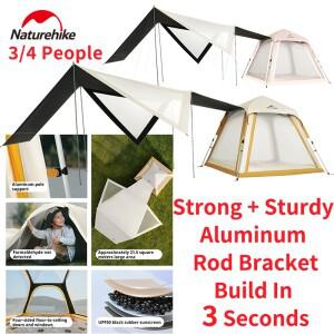 Naturehike Ango 자동 텐트 3S 빠른 개방 건설 넓은 지역 고무 선 스크린 150D 옥스포드 천 바닥