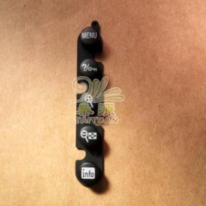 NIKON 호환 호환 D7500용 새 원본 후면 커버 버튼 기능 메뉴 모드 줌 키 고무 카메라 수리 부품