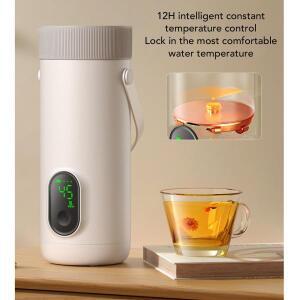 휴대용 물 보일러 누수 방지 27000mAh 350ML 건조 연소 따뜻함 유지 충격 효율적인 자동차 전기 주전자 하