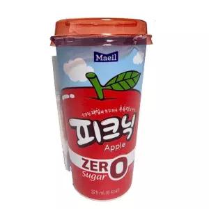 [매일유업] 매일 피크닉 제로 사과 325ml 컵 20개