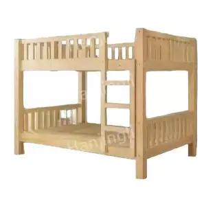 2층 침대 나무 원목 기숙사 베드 튼튼한 이층침대 복층  사다리 목재 다락방