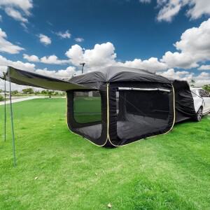 Lohascamping 원터치 팝업 차박텐트 야외 익스텐션 SUV 차량 후면 5-8 인용 캠핑 장착 여행 트렁크 강력한