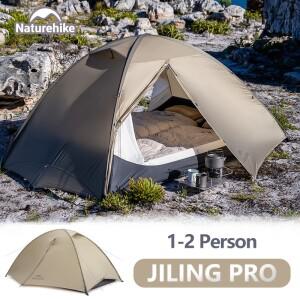 네이처하이크 2026 신제품 지링 프로/UL 텐트 캠핑 초경량 15D 나일론 하이킹 아웃도어 방수 1~2인용 4계절