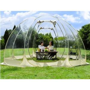 360도 파노라마 창문 야외 선룸 텐트 투명 캠핑 4-8인용 스타 돔 휴대용 구형