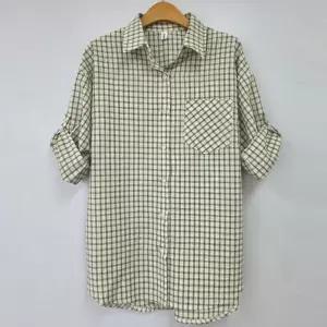 빅사이즈 603 포스터카라7부롤업남방 DRIU174