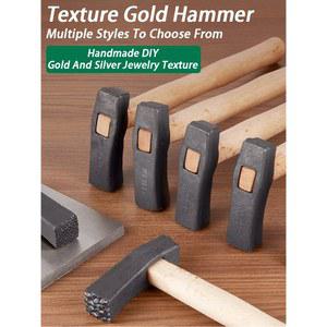 타일망치 쥬얼리 DIY 질감 망치 반지 팔찌 패턴 수제 보석 핸드