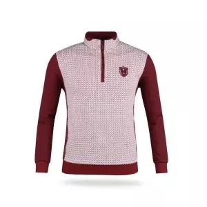 럭스골프 남성 유니크 반집업 골프셔츠 YG1A423