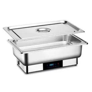 차핑디쉬 보온 워머기 음식 뷔페 업소용 그릇 식당 평면 덮개 1칸 9L