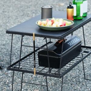 야외 그리드 테이블 고정봉 캠핑 지지대 낚시용 금속봉