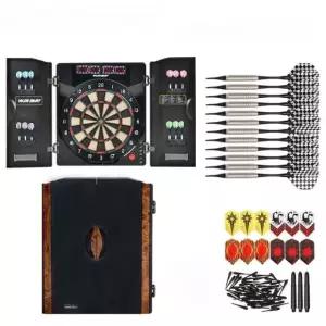 프리미엄 전자다트 접이식 오락기 기계 화살 다트핀 디럭스 박스형 기 12개
