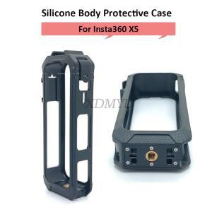 Insta360 X5 용 PC 토끼 케이지 확장 브래킷 콜드 슈 마운트 카메라 액세서리가있는 빠른 분리형 고정 보호