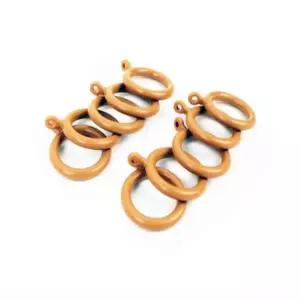 미니 오크색 커튼링 5cm10EA 커텐고리 커튼봉걸이 커튼부자재 커튼부속