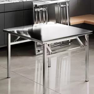 스텐 테이블 접이식 행사용 야외 폴딩 간이식 포장마차 캠핑용 휴대