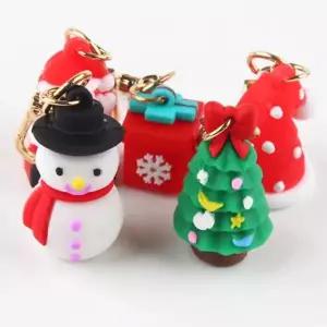 학원답례 장난감 크리스마스 피규어 열쇠고리 10개 [AUY4536]