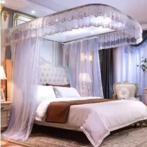 캐노피 침대 공주 가정용 커튼 텐트 장식 어린이 가림막 방충망
