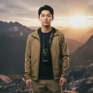 휴대용 무전기 수납 파우치 멜빵 가방 보조 케이스