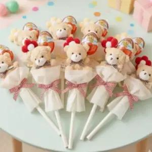 곰돌이인형꽃다발 어린이집발표회 학예회 졸업식 재롱잔치 단체선물