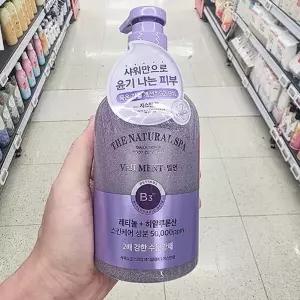 온더바디 벨먼 내추럴 스파 수분광채 사해소금 스크럽 바디워시 자스민향 580ml 203154