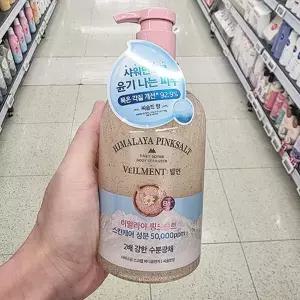 온더바디 벨먼 내추럴 스파 수분광채 사해소금 스크럽 바디워시 히말라야 핑크솔트 580ml 203156