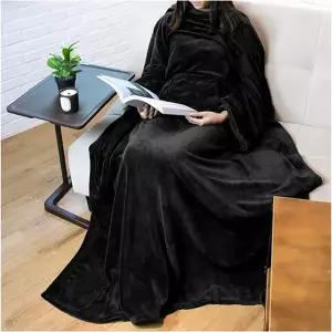 두꺼운 차박용 블랭킷 따뜻한 소파용 사계절 극세사 담요 휴대용 이불 소프트 소매 캠핑