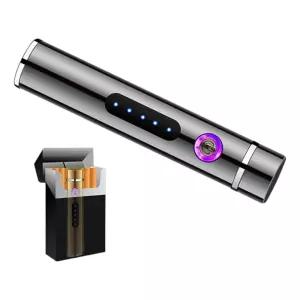 신개념 더블 아크 플라즈마 라이터 (원형) USB 충전 전기라이터 Cxe7+1sta