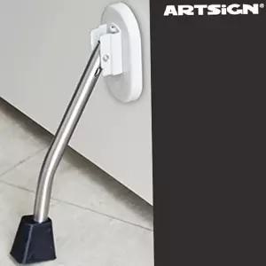 도어스토퍼 바로부착 일제 자석 대형베이지 문고정장치 현관스토퍼