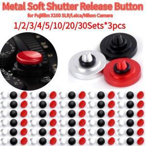 후지필름 X100 SLR/라이카/니콘 호환 카메라용 구리 오목 트리거 메탈 소프트 셔터 릴리즈 버튼