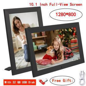 10.1 인치 디지털 액자 1280*800 IPS HD 전자 앨범 그림 음악 영화 시계 원격 제어
