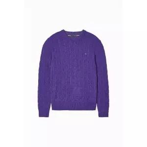 [백화점정품] 26년NEW 타미힐피거 램스울 케이블 스웨터 T12F7KPO200MT1 C0P BS