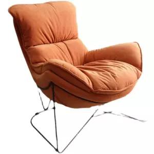 럭셔리 리클라이너 흔들의자 수유 라운지체어 북유럽 안락 오렌지 로킹체어 스윙