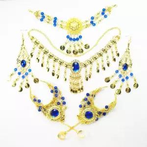 인도 밸리 댄스 액세서리댄스 착용 목걸이 쥬얼리 세트