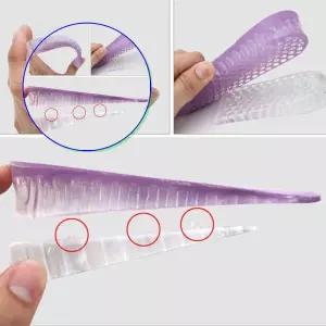 쌍문상회 키높이깔창 발뒤꿈치쿠션 2단 분리 가능 실리콘 패드