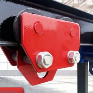 크레인 레일걸이 2PCS 푸시 소형 0.5톤 2T 모노레일 1톤 밀기 핸드