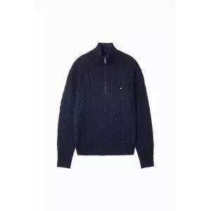 [백화점정품] 26년NEW 타미힐피거 클래식 케이블 하프집업 T12F7KPO130MT1 DW5 BS