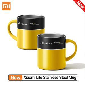 2025 샤오미호환 라이프 스테인리스 스틸 머그 390mL 물컵 이중 진공 디자인 야외 캠핑 컵 가정용